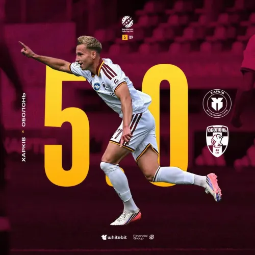 "Kharkiv" - "Obolon" - 5:0