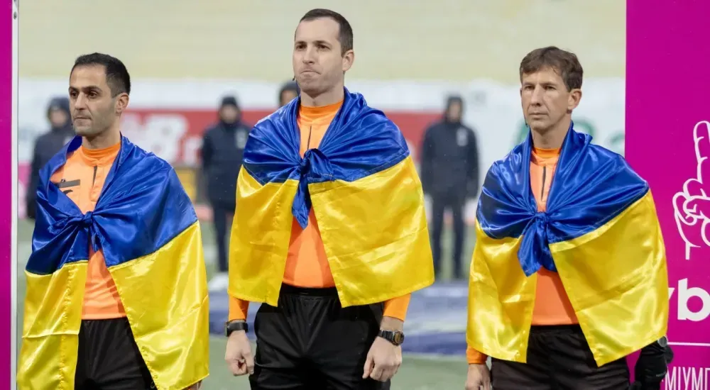 Олександр Омельченко - арбітр матчу "Лівий Берег" - "Металіст 1925"