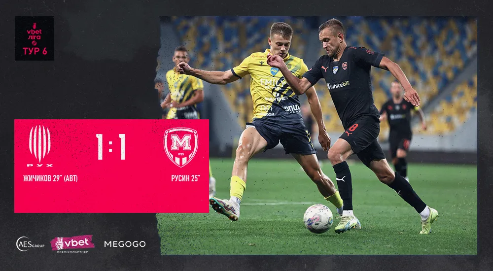 "Рух" - "Металіст 1925" - 1:1