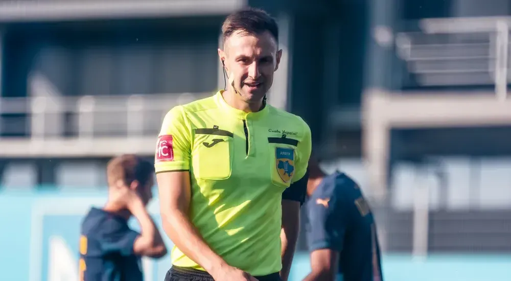 Іван Салаш - арбітр матчу "Металіст 1925" - "Кудрівка"