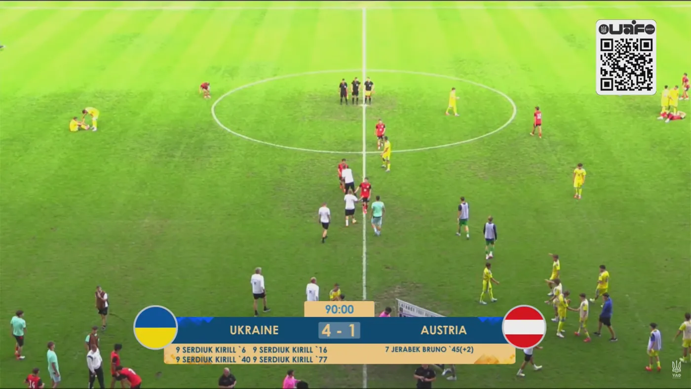 Юнацька збірна України U-18 завершила міжнародний турнір розгромною перемогою