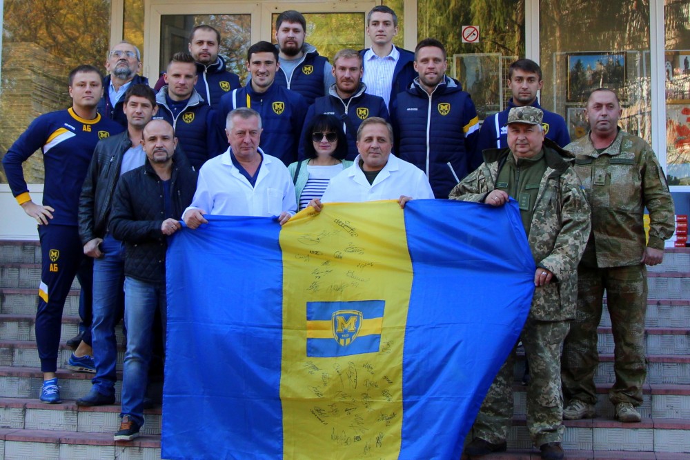 "Металіст 1925" привітав військовослужбовців із Днем захисника України