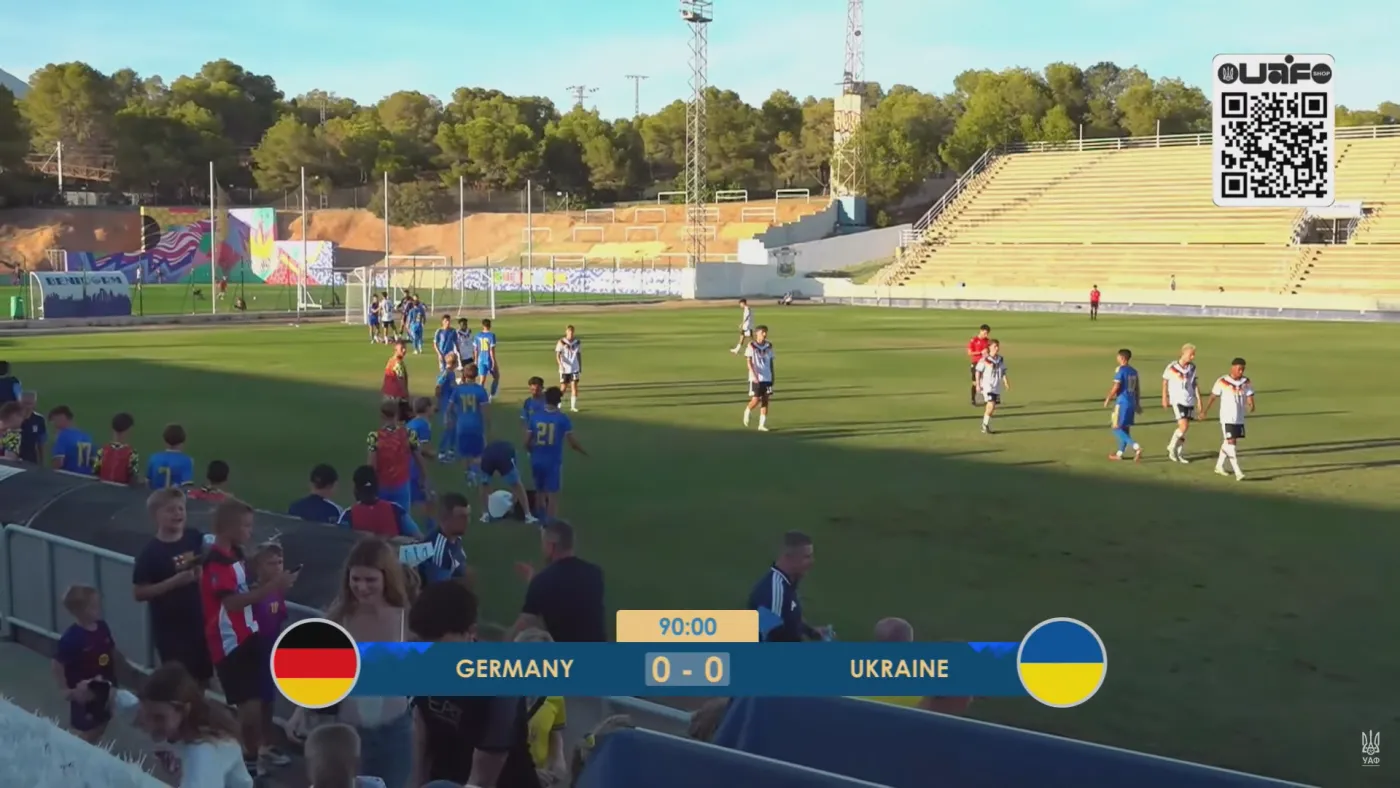 Збірна України U-19 розійшлася сухим миром з німцями