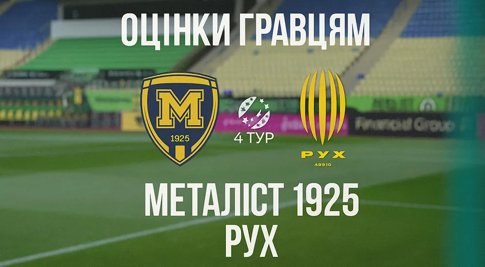 "Металіст 1925" - "Рух" - 2:0. Оцінки гравцям