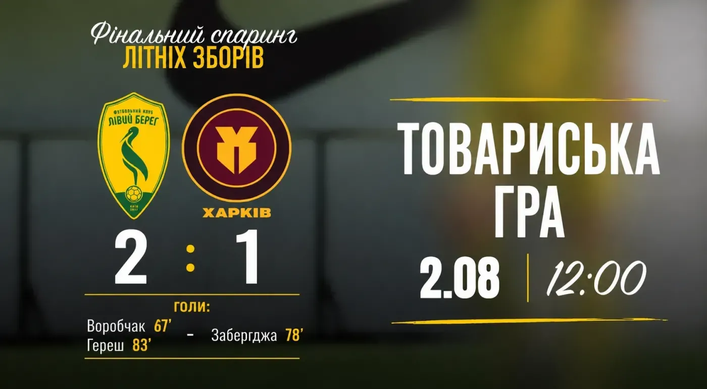 Мінімально поступаємося у товариський грі